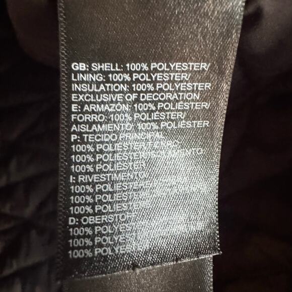 The North Face Jacket Black Lightweight Insulated Women’s Small Fall Classic - Picture 8 of 9